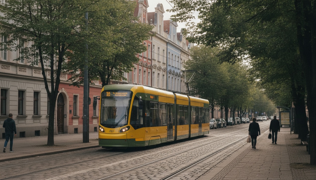 Zmiany na skrzyżowaniu Grochowskiej i Marcelińskiej. Jest bezkolizyjny lewoskręt